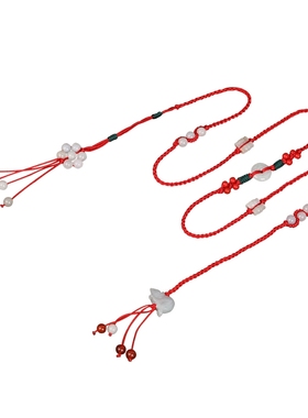 嫣然艺坊桃核手串男女