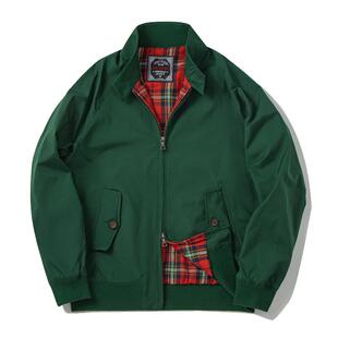 BOLEIAELR/复古雅痞绅士 防风机车经典G9哈灵顿休闲夹克男外套