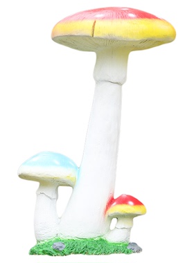仿真羊肚菌蘑菇摆件装饰品