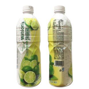 屈臣氏青柠饮料浓浆750ml 青柠汁青柠茶青柠水浓缩黄柠檬原汁调酒