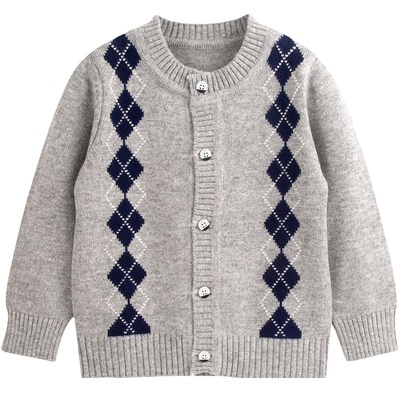 儿童羊绒衫男童毛衣新款2025秋冬婴儿宝宝针织开衫外套女童羊毛衫