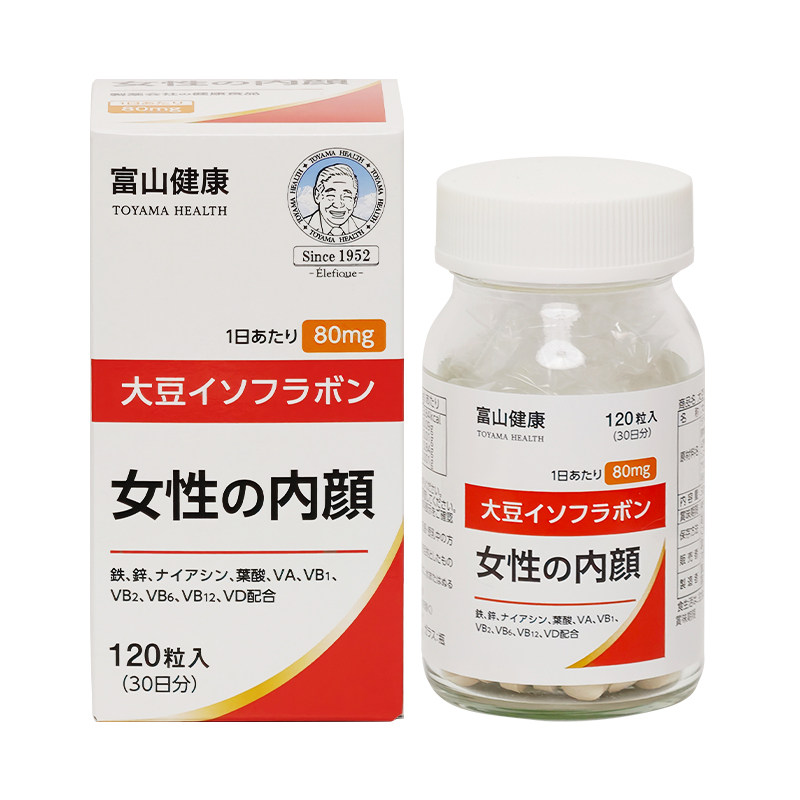 日本富山健康大豆异黄酮女神丸