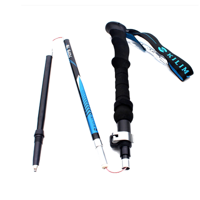 KILIMA乞力马登山杖重装7075T6铝合金折叠金属卡扣男女爬雪山轻便