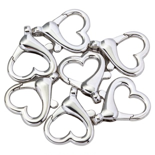 大号合金爱心形扣子diy个性创意箱包扣皮绳扣钥匙扣裤扣狗扣配件