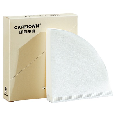 咖啡小镇滤纸V01白色50片