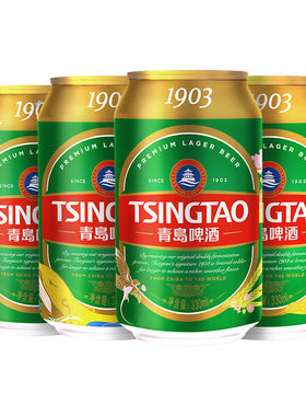 青岛啤酒330ml*24听10度1903系列