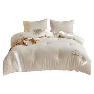 A类新疆棉秋冬被 纯棉保暖大豆纤维被芯双人冬天被子家用被褥棉被