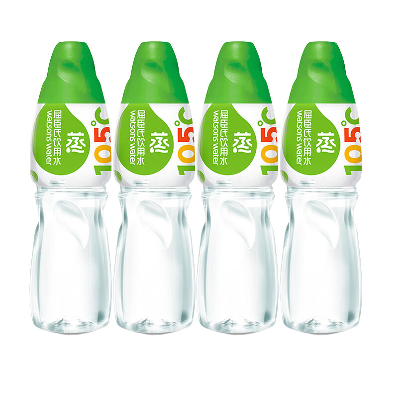 正品屈臣氏蒸馏水400ml*4瓶美容院水疗湿敷面膜补水预防过敏套装