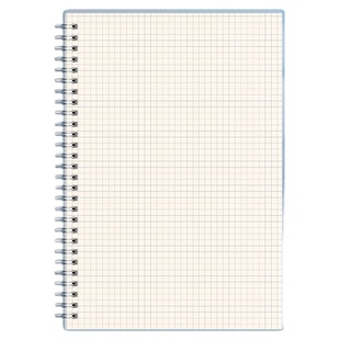 随身日记本加厚胶套线圈笔记本考研用A4草稿纸网格本线圈本简约ins风B5大学生记事本B5横线方格小学生专用本