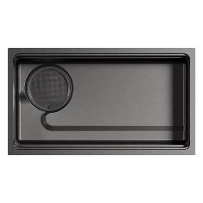 HIGOLD/悍高黑钛石纹水槽大容量