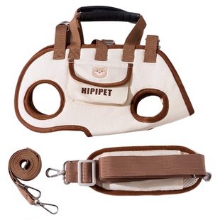 狗狗外出包狗背包便携外出轻便小狗单肩斜挎包中小型犬背狗牵引绳