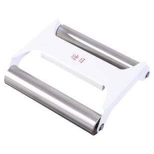 双轴擀面杖304不锈钢饺子包子专用工具手握一体式滚轴棍擀皮神器