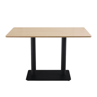 轻奢餐桌家用吃饭桌子商用咖啡厅奶茶店餐厅靠墙卡座防火板长方桌