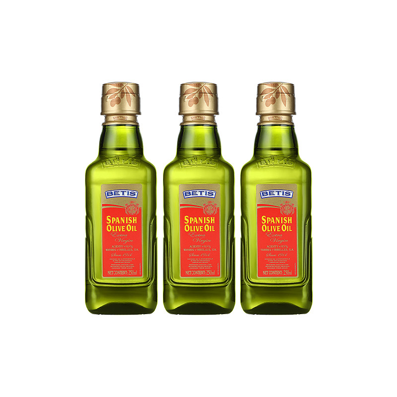 贝蒂斯特级初榨橄榄油250ml*3瓶