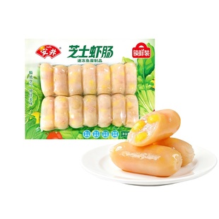 安井芝士虾肠140g火锅丸子虾滑咸蛋黄虾球麻辣烫关东煮食材小香肠
