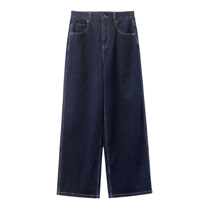 26春~超模腿精~【*禾同款/意大利土壤牛仔/舒弹T400/斜纹】直筒裤