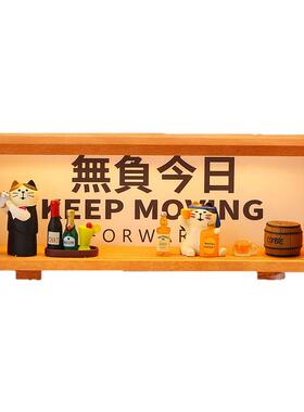 放轻松不焦虑解压治愈系氛围灯箱办公室书房桌面摆件女生生日礼物