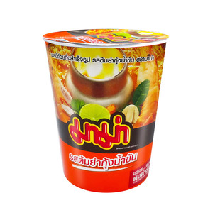 MAMA泰氏妈妈杯面桶装冬阴功酸辣虾浓汤风味泰国进口方便面泡面