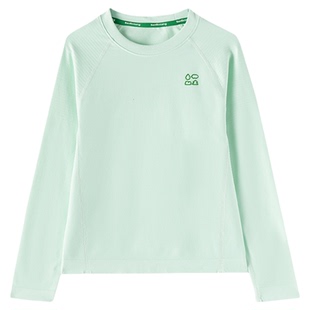 【网球·凌空阵】森林棠26春[3D一体织]透气速干插肩长袖儿童T恤