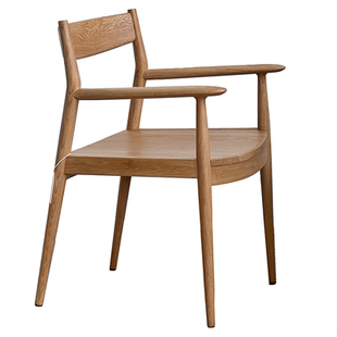 HITCHCOCK Paddle/船桨椅 北欧扶手实木侘寂餐椅茶椅书房工作椅子