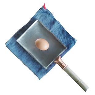 正统关西型玉子烧铜锅｜日本中村铜器制作所纯手工制长方形平底锅