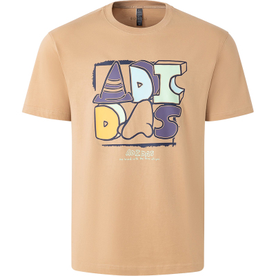 阿迪达斯男士运动休闲短袖