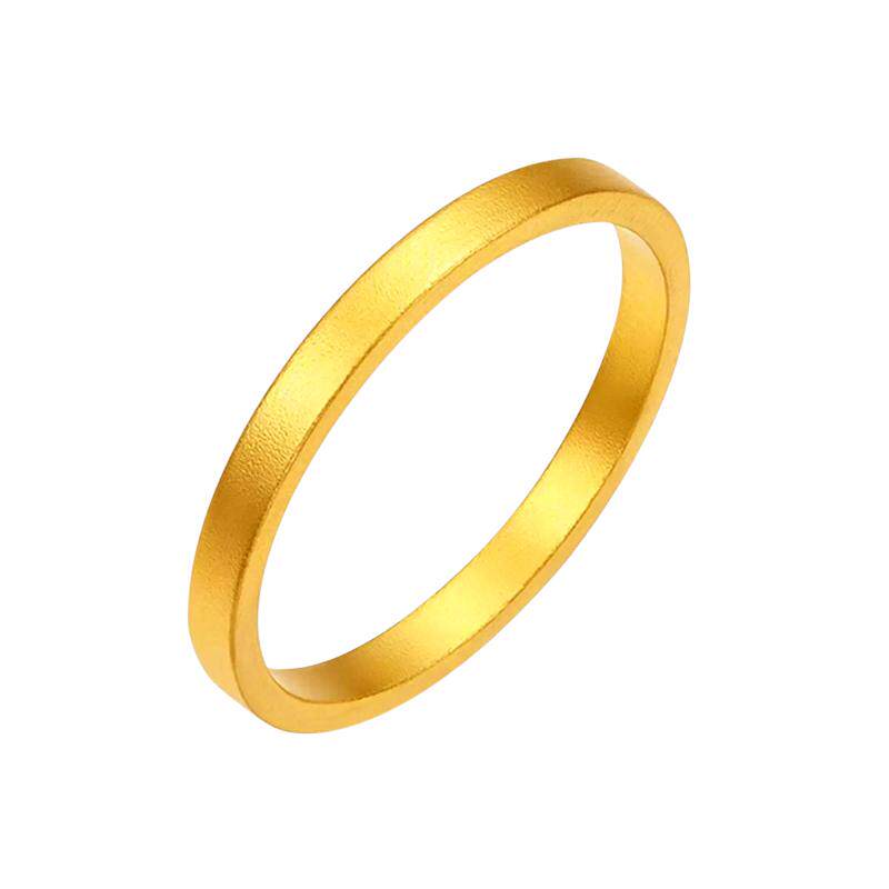 天美珠宝足金999古法平安戒指