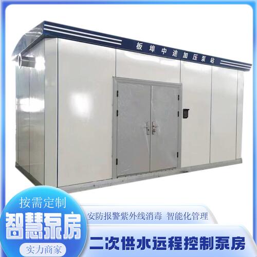 一体化户外智慧泵房 远程控制供水 城乡供水工程改造 智慧水务