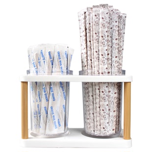 一次性木质咖啡搅拌棒创意咖啡调羹手持调棒长柄14/19cm 独立包装