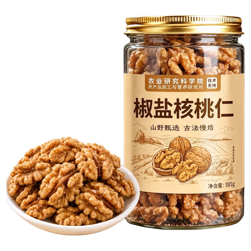 【农科院】新疆椒盐核桃仁新货