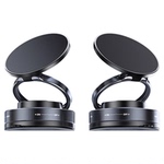 真空吸附磁吸车载手机支架2025新款吸盘车内导航手机架magsafe无线磁吸伸缩折叠便携架子墙壁通用神器