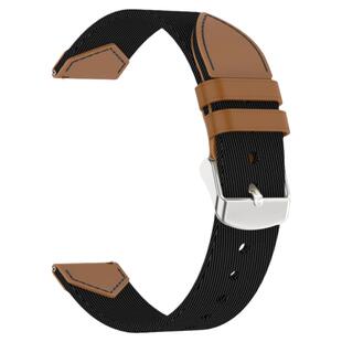 适用佳明Garmin Venu 3S表带尼龙复合编织腕带化石Fossil运动手表替换带高级感秋冬Forerunner 265S/255S腕带