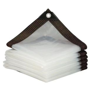 透明防雨布挡风塑料膜阳台户外保温防风防尘防寒塑料布加厚防水布