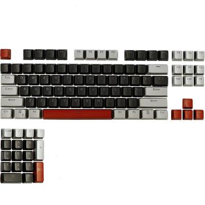 104/87键机械键盘PBT透光键帽大F通用十字轴磁轴机械键盘PBT键帽