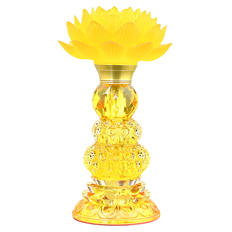 水晶莲花灯荷花灯长明灯