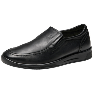 24Hrs西班牙24小时进口男士休闲皮鞋 舒适缓震小牛皮乐福鞋 11075