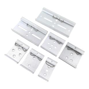 DIN35mm工业标准轨道卡扣 铝合金导轨卡扣 C45导轨安装固定夹支架