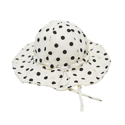 婴儿大檐夏季薄款纱布防晒渔夫帽