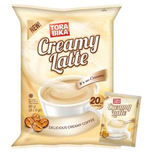 进口TORABIKA印尼拿铁白咖啡3合1速溶咖啡20小袋即溶冲饮品袋装