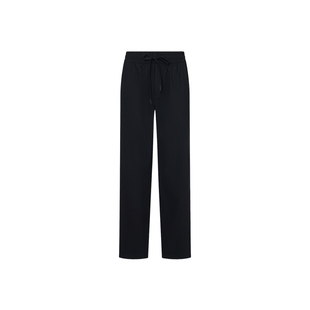 POLOWALK休闲裤男式2026春季新品商务黑色直筒裤男装弹力长裤