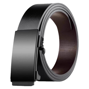 卡帝乐鳄鱼男士皮带真皮腰带年轻人潮流牛皮无牙内穿纯自动扣裤带