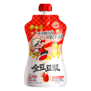 隆泰食品e唯豆低糖红枣汁豆奶全豆豆浆早餐营养即食即饮袋装饮料