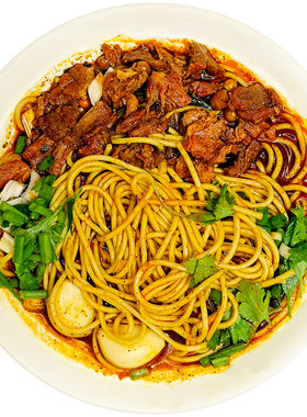 襄面郎湖北襄阳牛肉面牛杂碱面条