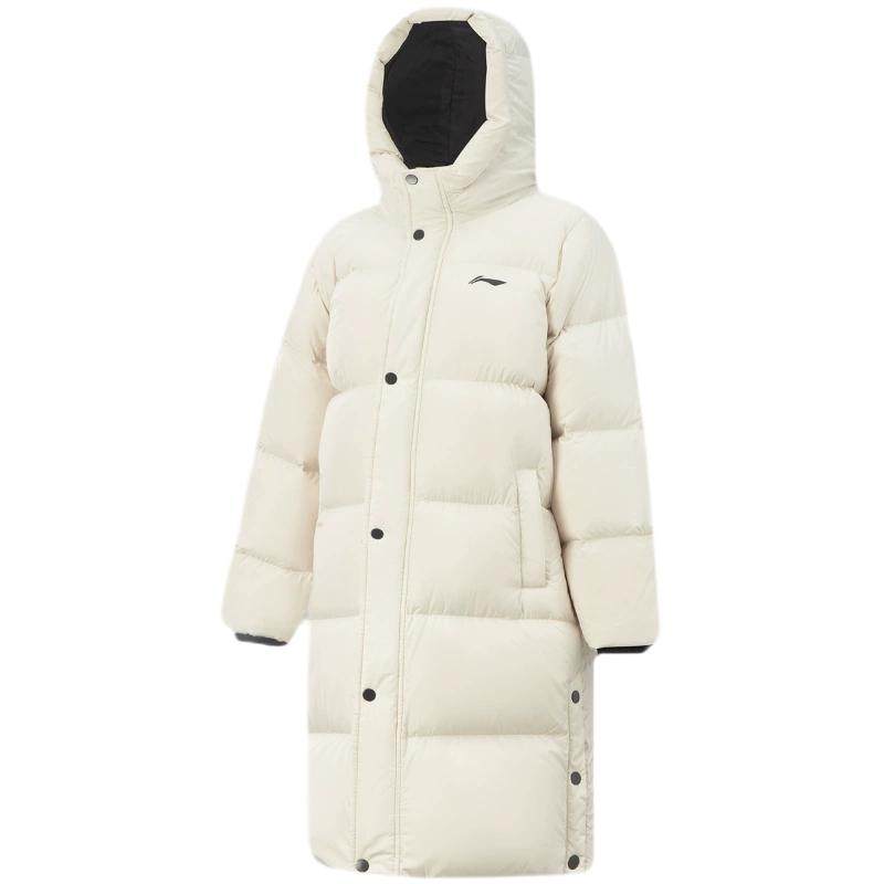 李宁儿童长款羽绒服2025新款冬季加厚内胆外套男童装女童上衣冬装