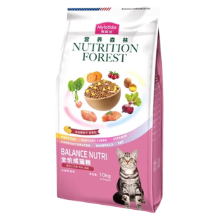 营养森林猫粮三文鱼冻干双拼成猫冻干幼猫全价全期猫粮10kg