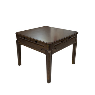 纯实木餐桌四面折叠方圆两用正方形变圆形家用小户型吃饭桌带抽屉