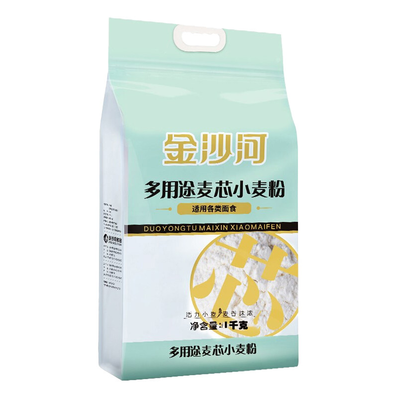 金沙河多用途麦芯面粉1kg