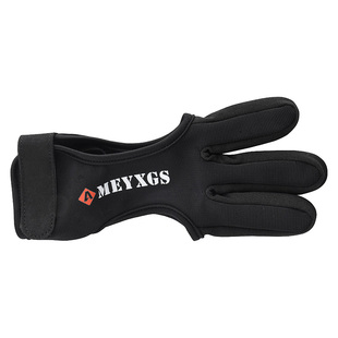 手指套护指射箭三指手套传统美猎反曲弓护具护手户外成人儿童手套