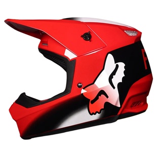 FOX山地车全盔3C成人儿童学生青少年自行车头盔速降越野骑行头盔