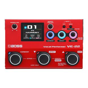 Roland罗兰BOSS VE-22 便携式人声合声效果器人声合唱吉他效果器